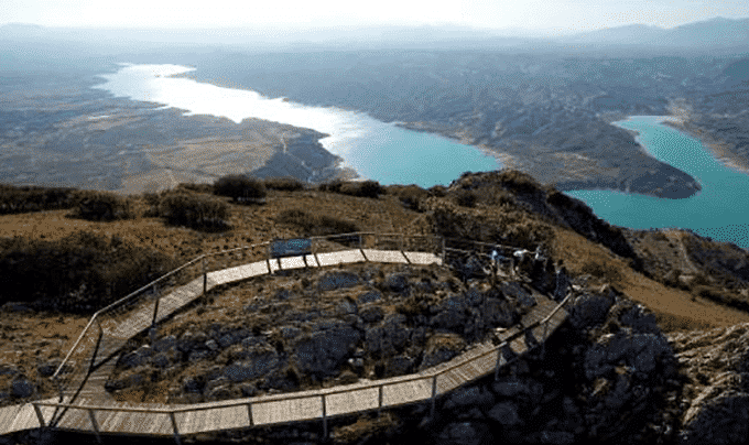 Mirador del cerro Jabalcón en Zújar